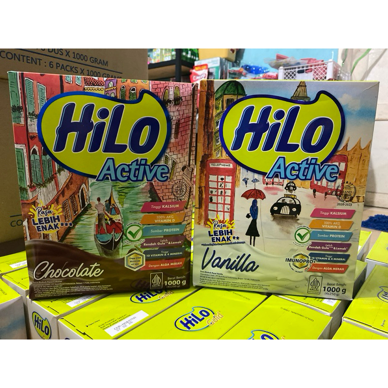 

HILO ACTIVE 1000GR VANILLA COKLAT - KEMASAN MULUS