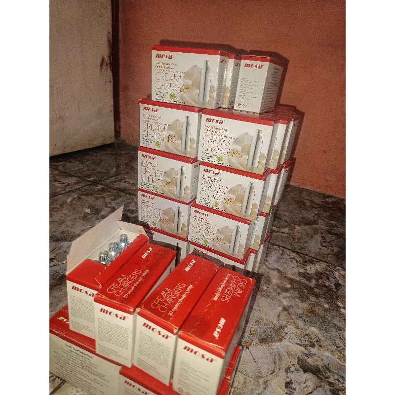 

Nitro carger / N20 carger /Whipe cream foam maker / Mosa cream carger murah