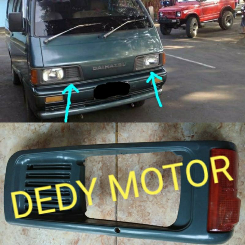 Ring Lampu / Grill Lampu Zebra 1.3 S89 + Sen Sepasang ( Baru )