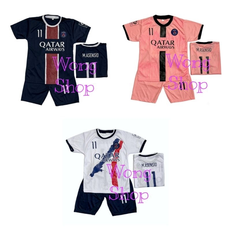 COD / JERSEY BOLA PSG  / SETELAN BAJU BOLA PSG  ANAK TERMURAH