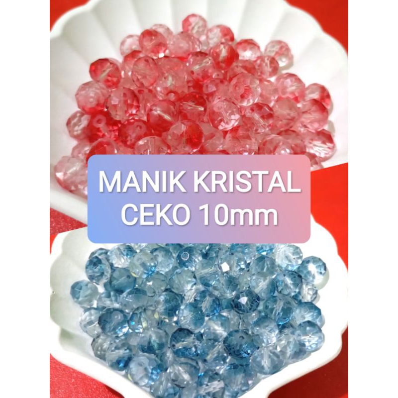 [50gr] DIY | Manik Crystal CEKO | Mix CEKO Manik Kaca | Manik Kaca CEKO Kerucut 4mm | Manik Kristal 