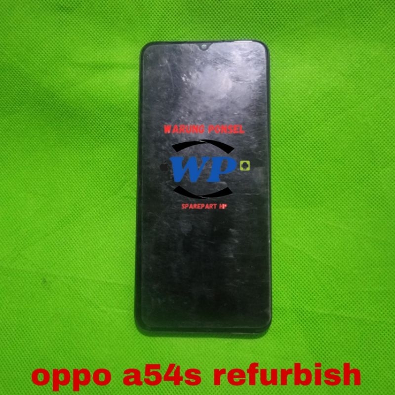 LCD PLUS FRAME OPPO A54 REFURBISH COPOTAN NORMAL GARANSI TES