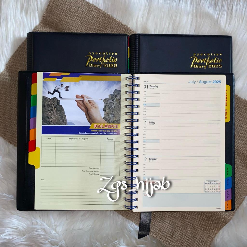 

Buku Agenda Executive Portfolio Diary 2025 / Notebook 2025
