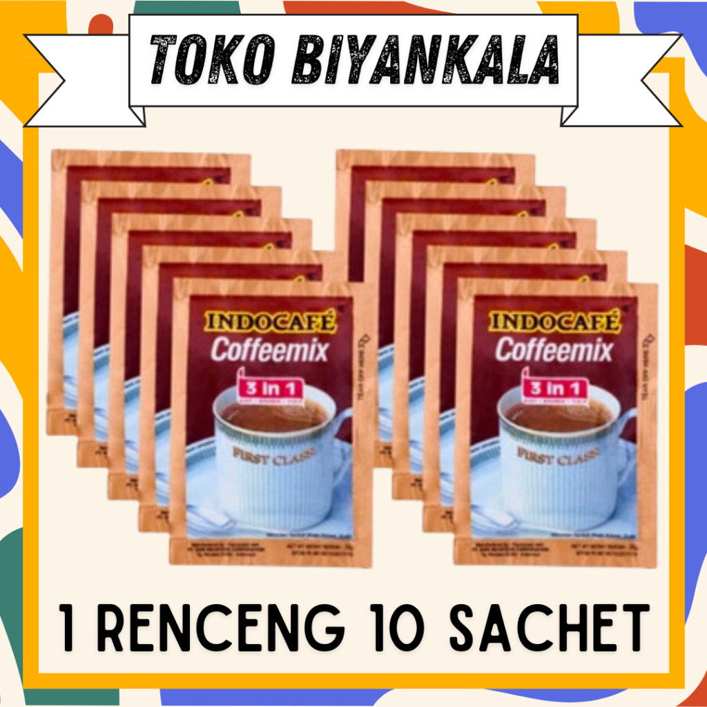 

✅ TOKO BIYANKALA ❤️ Indocafe Coffeemix 1 Renceng 10 Sachet
