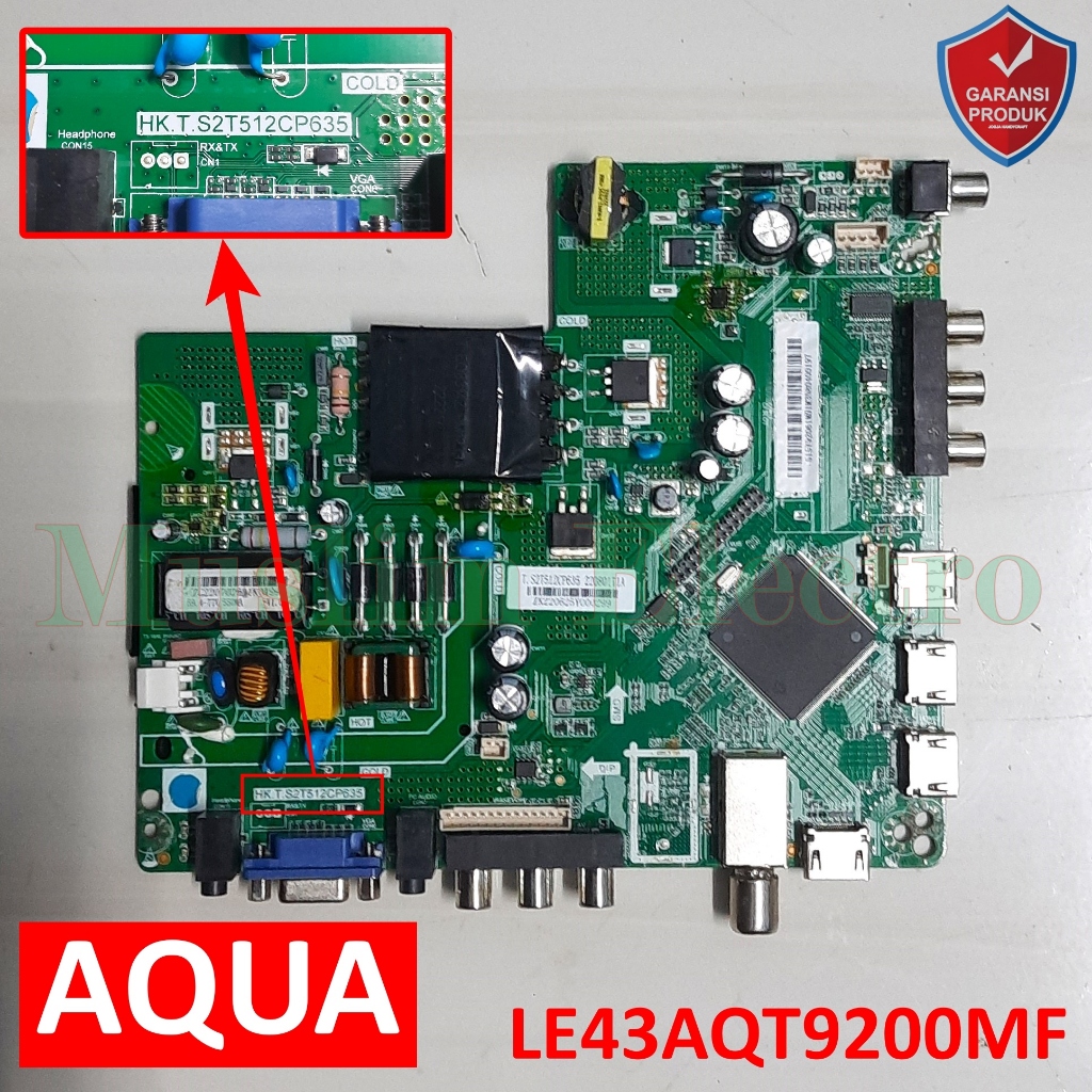 Mainboard LED TV AQUA LE43AQT9200MF LE43AQT9200 43AQT9200MF 43AQT9200