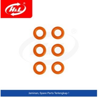 Spare Part O ring karet seal jarum spray gun listrik HL 718 719 set 6pcs
