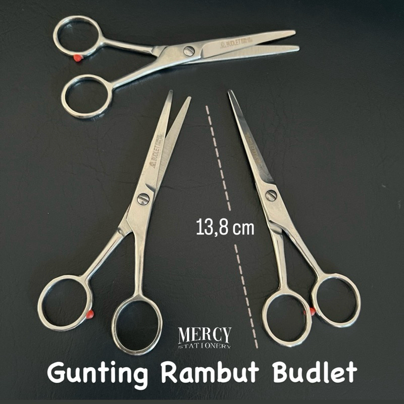 

Gunting Salon Potong Rambut Barber Scissor Stainless Steel Budlet Scissors