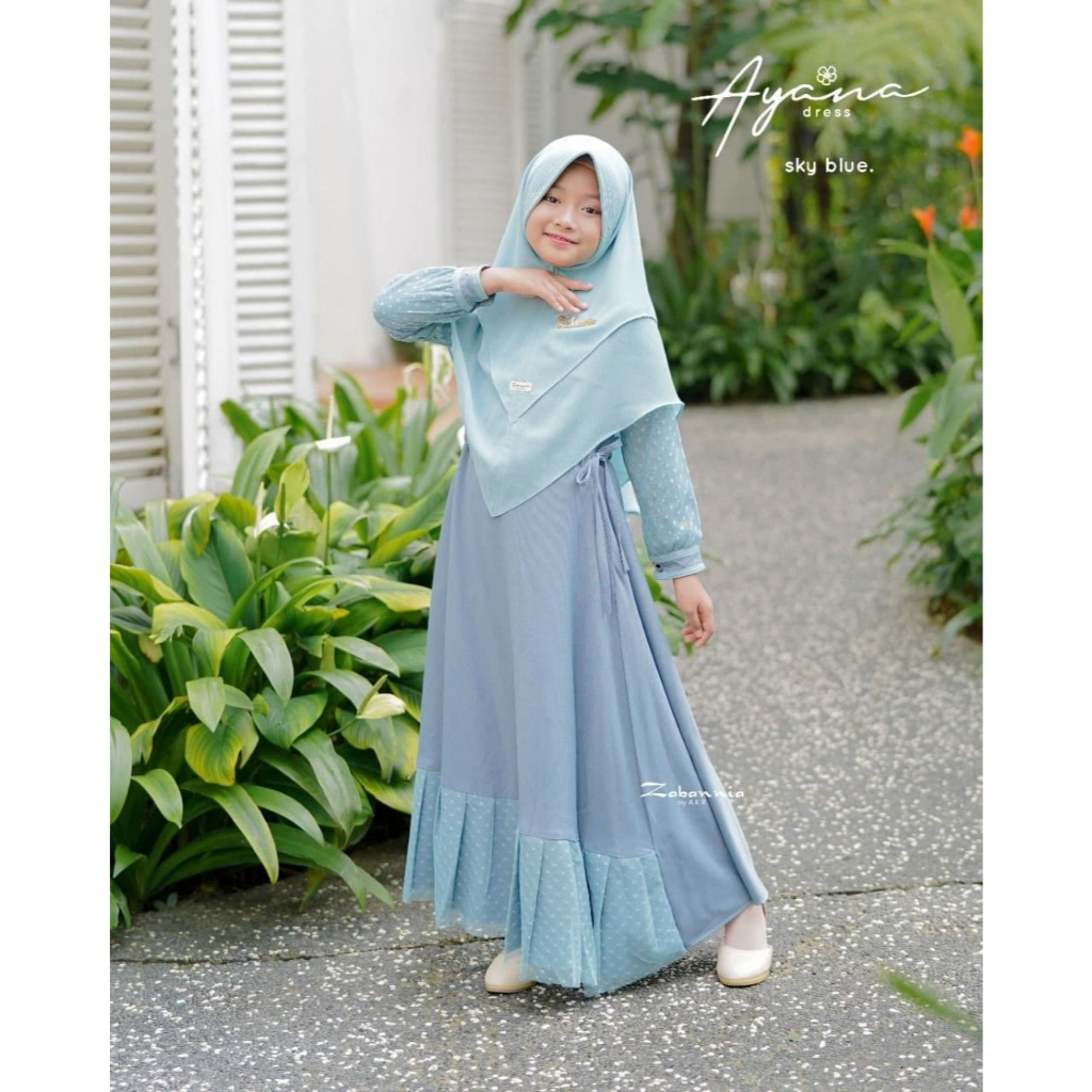 ZABANNIA AYANA KIDS SET KHIMAR