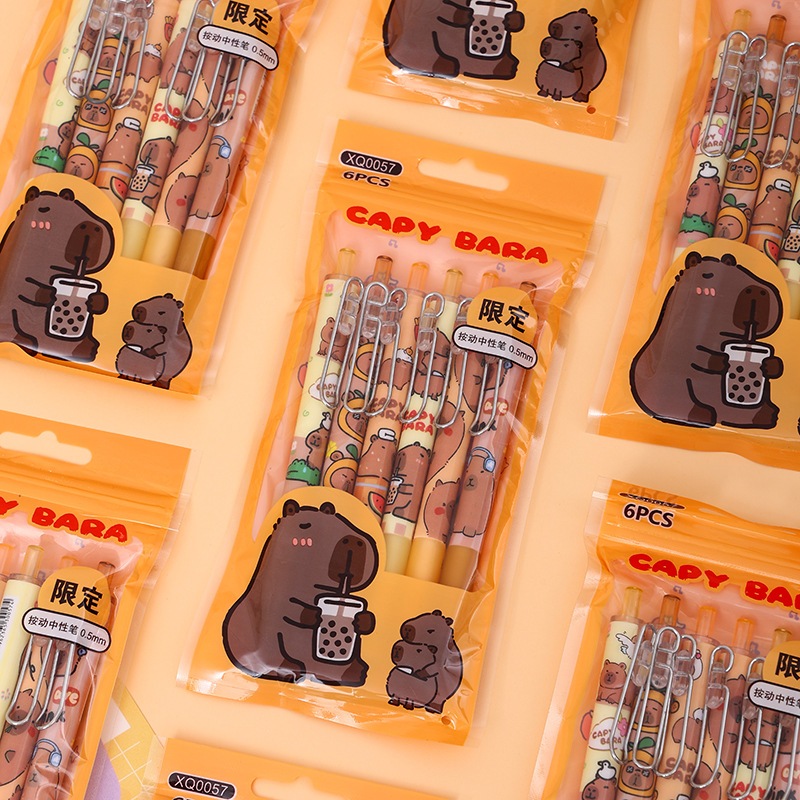 

{Capybara} Pen Gel Akrilik Karakter Capybara No. XQ-0057