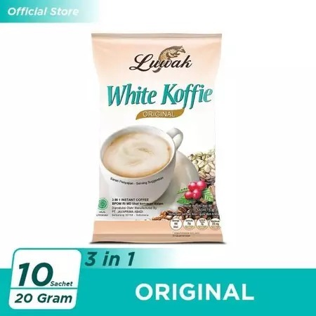 

Luwak white Coffe original 20g RENCENG ( ISI 10)