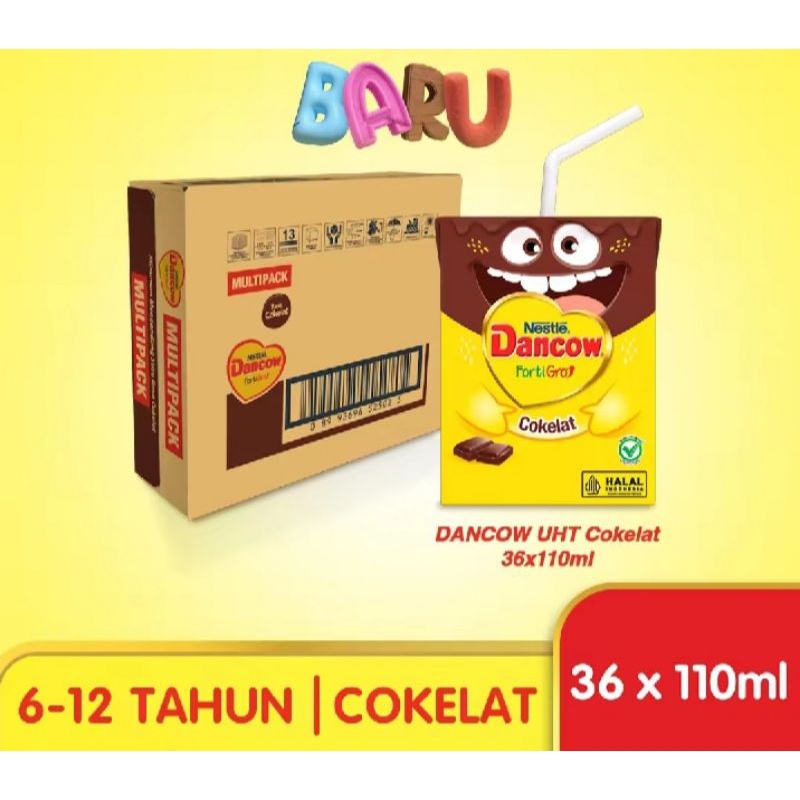 

Dancow UHT Cokelat/Strawberry/Vanila 110ml × 36pcs (karton)