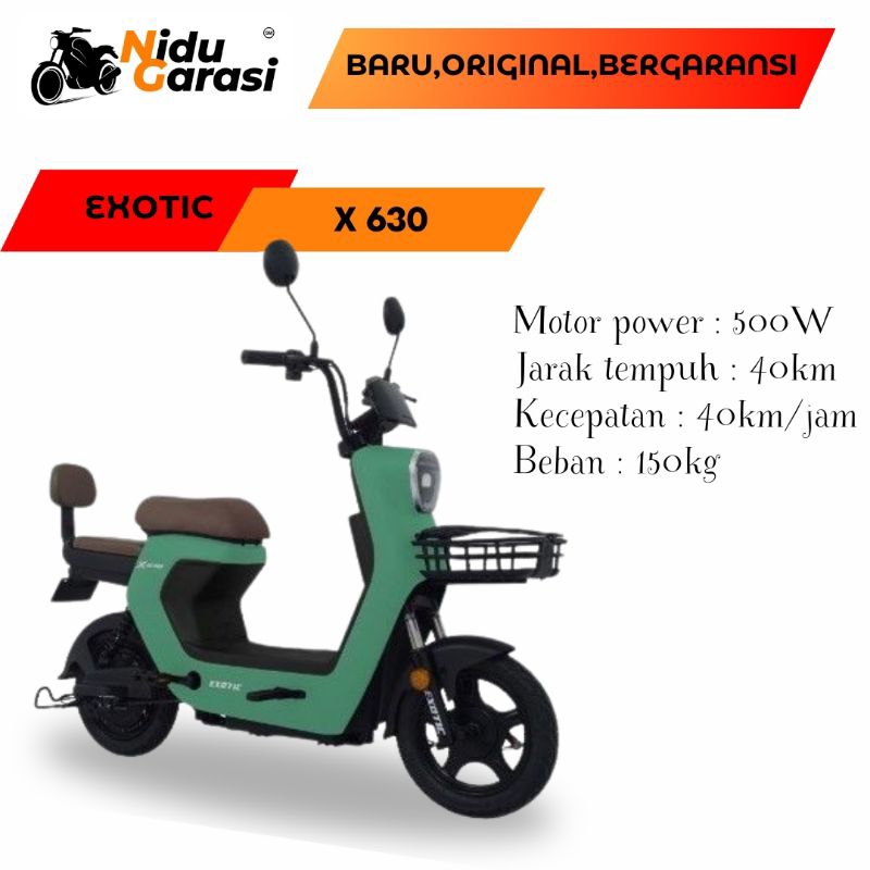 SEPEDA LISTRIK EXOTIC X630