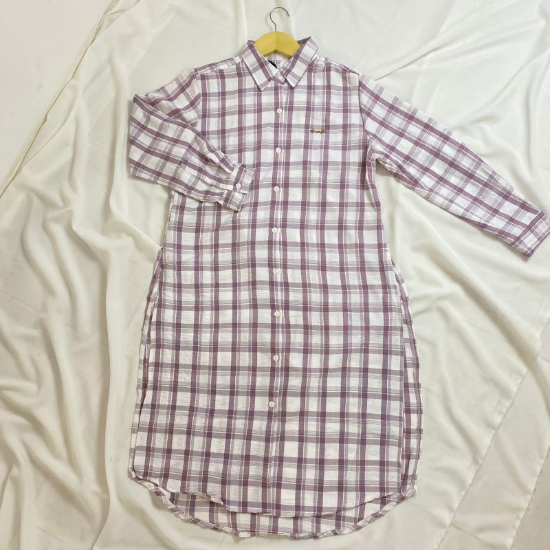 Baju Tunik Motif Kotak-Kotak (2071)