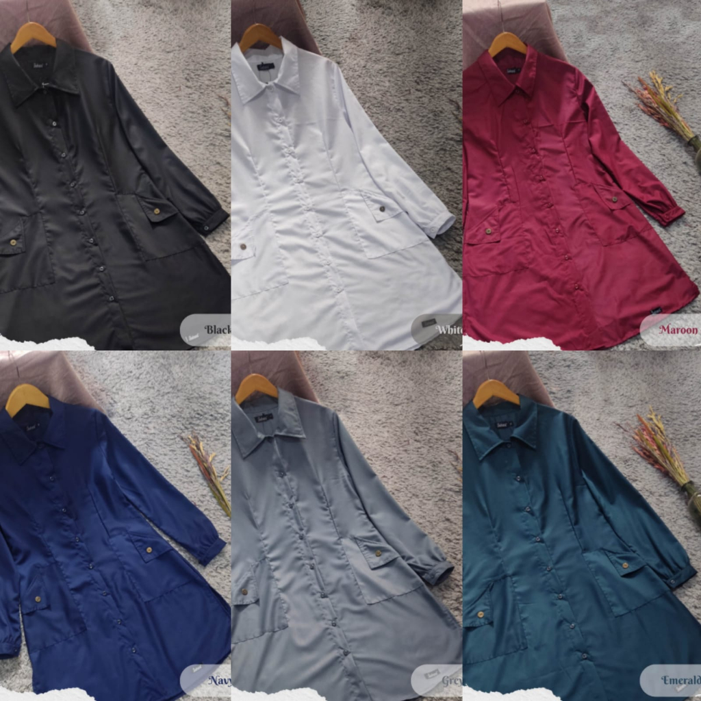 Tunik Atasan Katun Busui Wanita Jeehana Tunic Ania