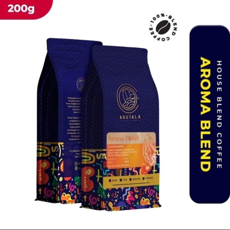

ARUTALA Kopi Aroma Blend 200 gram - Giling Halus