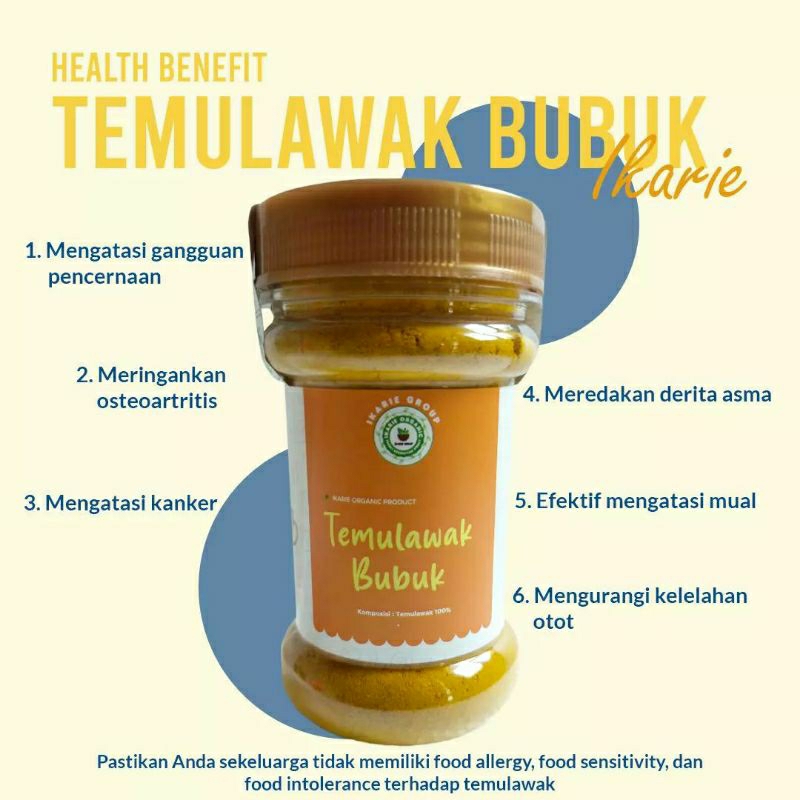 

temulawak bubuk ikarie organic