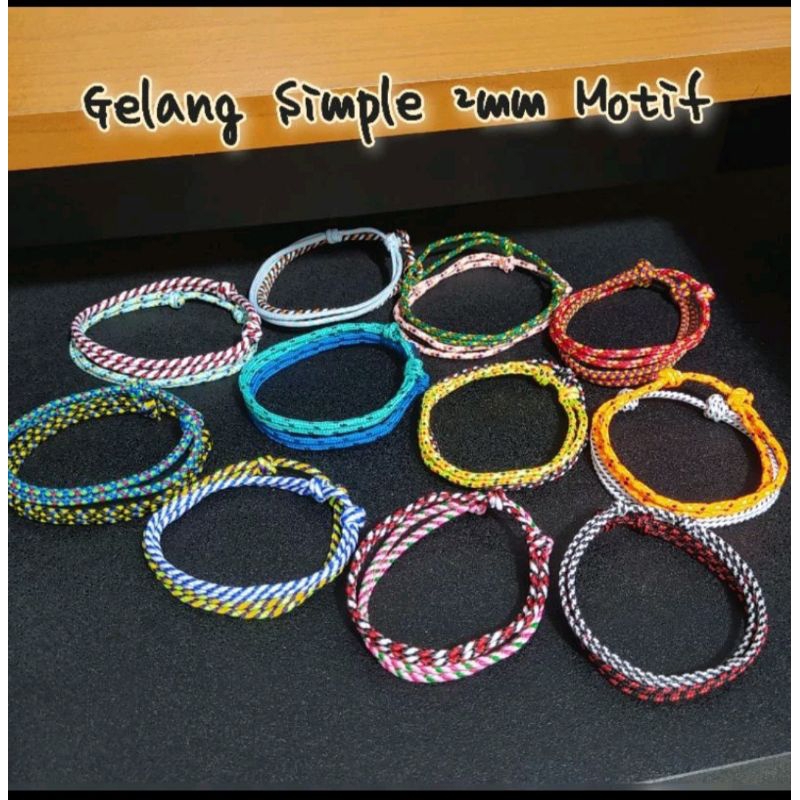 Gelang prusik / gelang gunung simpel / gelang outdoor