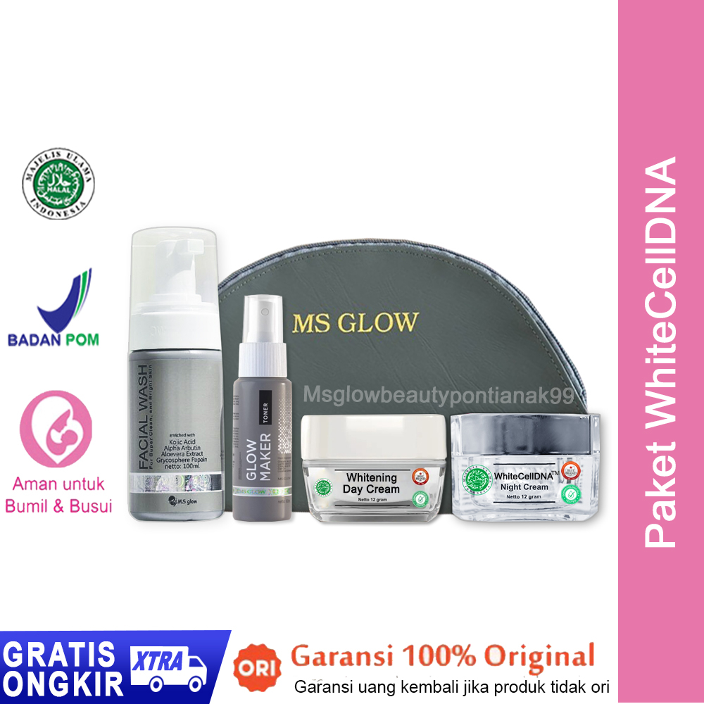 PAKET MS GLOW WHITE CELL DNA