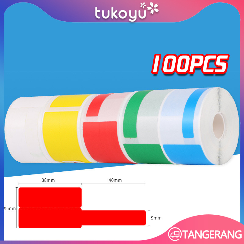 

Thermal Cable Label Sticker 100Pcs/Wire and Cable Label Paper/Stiker Label Penanda