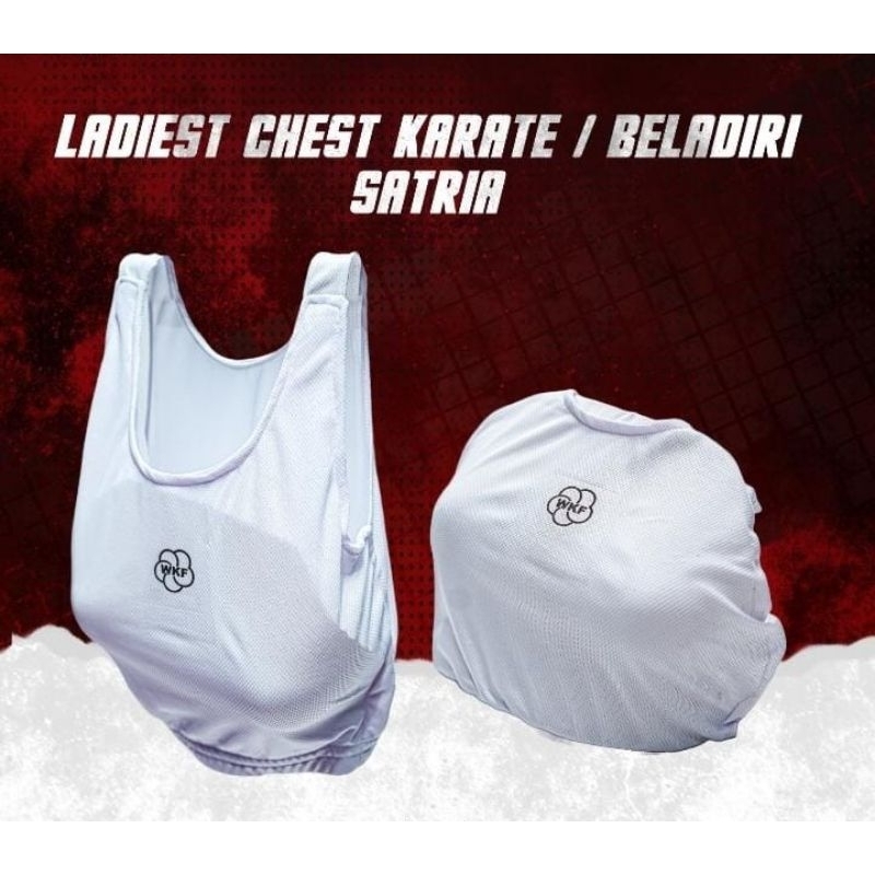 LADIEST CHEST BODY VEST  / PELINDUNG DADA KARATE WANITA SATRIA
