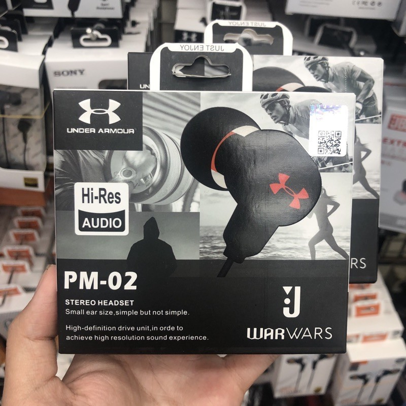 Headset Earphone PM02 bass stereo headset grosir