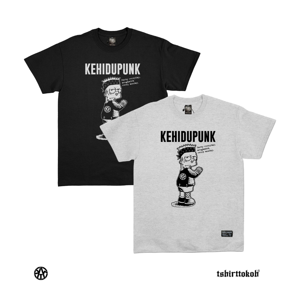 Tshirttokoh - Kaos Kehidupunk Menghadeh Every Monday - Kehidupunk 08