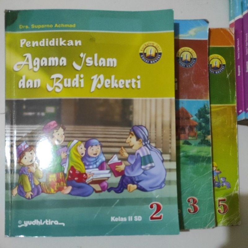 Buku Pendidikan Agama Islam dan Budi Pekerti - SD Kelas 2 3 5 6 - K13 Yudhistira - Original
