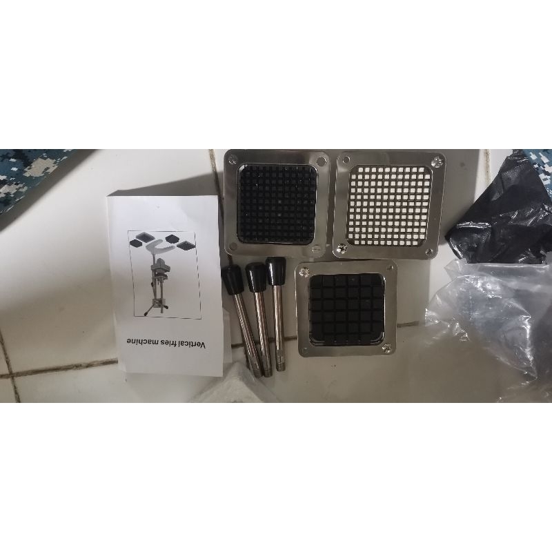 mesin pengiris kentang manual(merk maksindo)