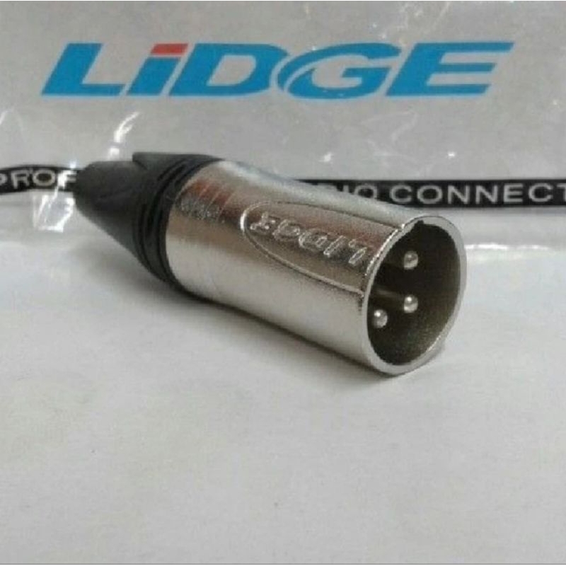Jack Canon XLR Lidge Male 3pin