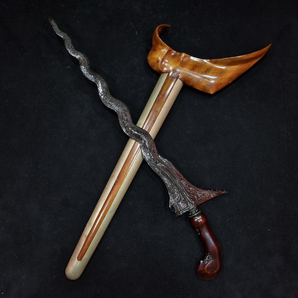 Keris Sepuh Sengkelat TUS Amangkurat Pamor Wos Wutah