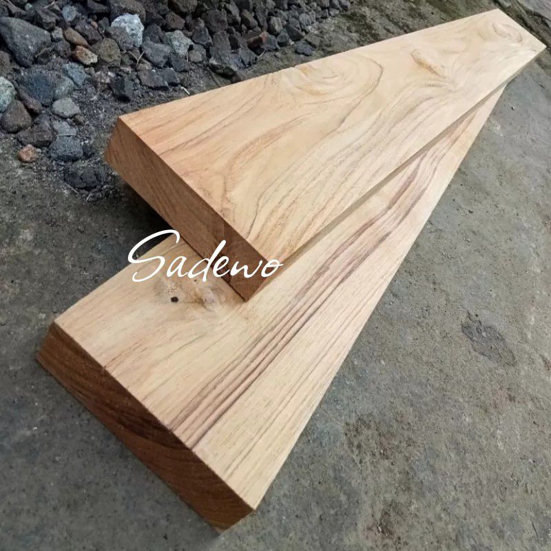 Balok kayu jati perhutani 100x5x3 grade A