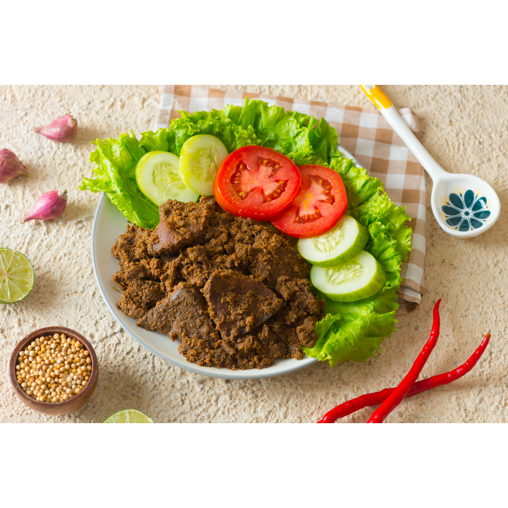 

Rendang Sapi Instan - Makanan Siap Saji - Makanan Instan - Tungku Bagindo
