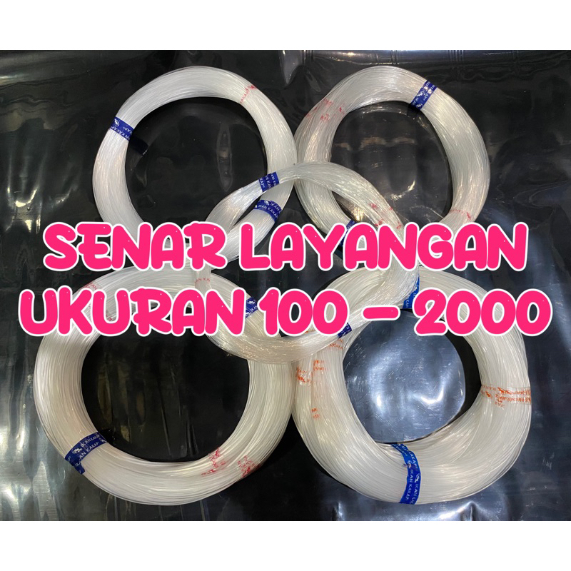 SENAR LAYANGAN CAP IKAN KAKAP UKURAN 100- 2000