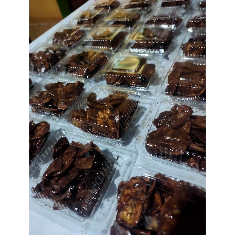 

keripik pisang coklat lumer