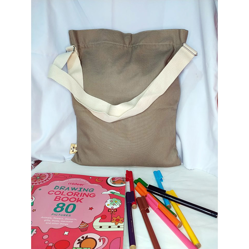 Tas Kanvas Polos / Tas Tote Bag / Tas Sling Bag