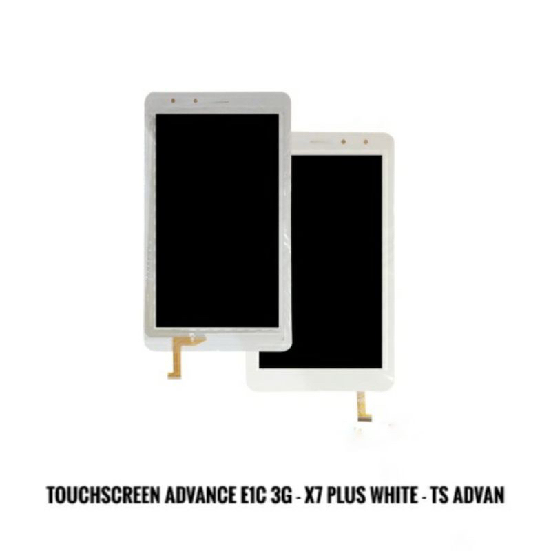 TOUCHSCREEN  T.S TAB ADVAN  E1C 3G - X7 PLUS -WHITE