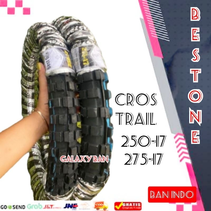 BAN CROS TRAIL RING 17 UKURAN 250-17 DAN 275-17 ban montor trail ban cros 250-17 ban cros 275-17 ban