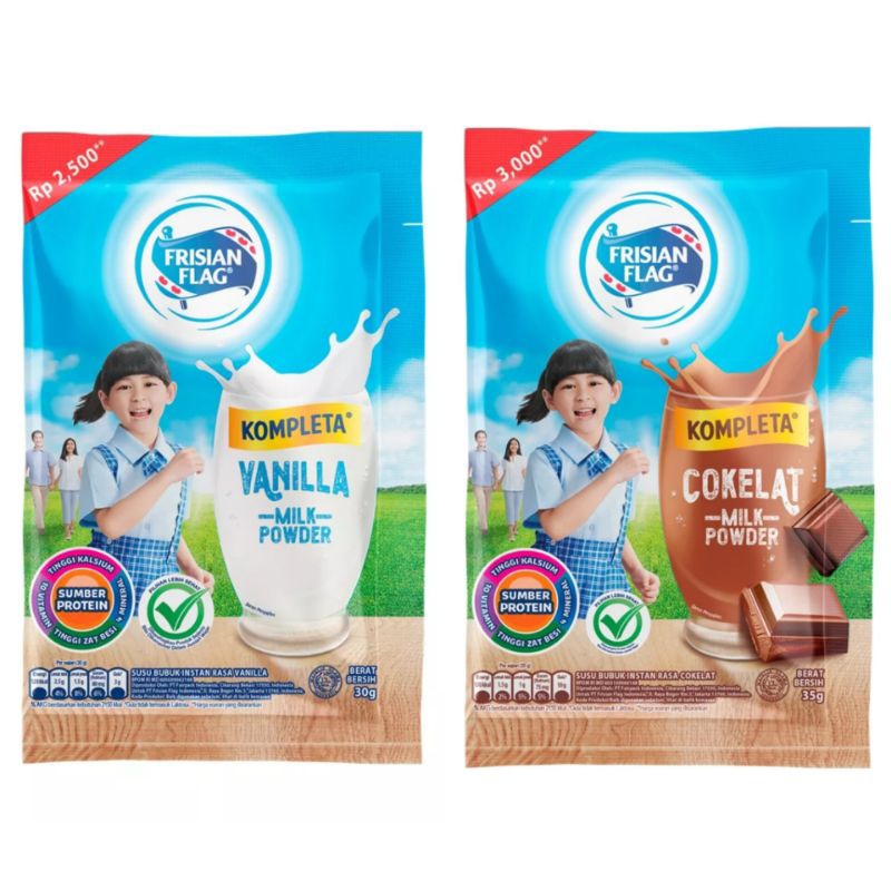 

Frisian Flag Kompleta Susu Bubuk 30 GR