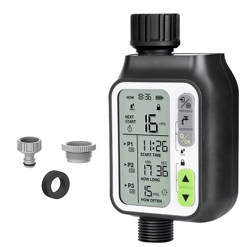 Water Timer Digital Irrigation Timer Automatic Garden Irrigation Program Sprinkler Premium Terbaik