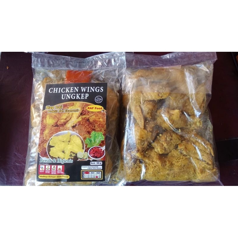 

sayap ayam Raffi chicken wings ungkep 500gr