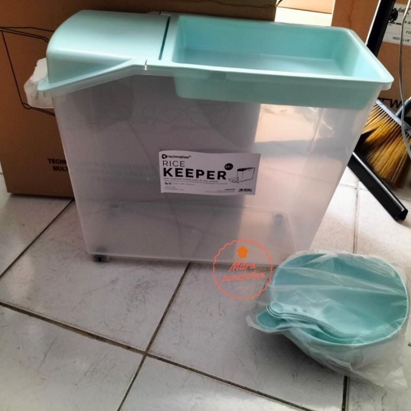 Tempat Beras 20kg Technoplast Rice Keeper Tempat Penyimpanan Beras