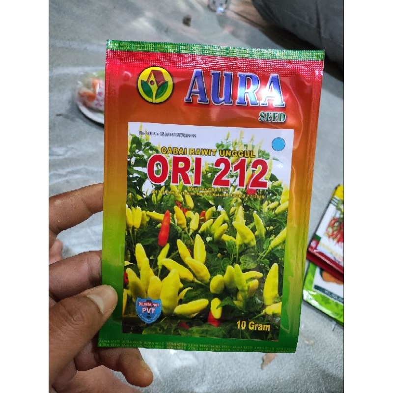

Benih Cabai Ori 212 F1 (Tahan Virus) isi 10 Gram Expayed. 2025 - AURA SEED