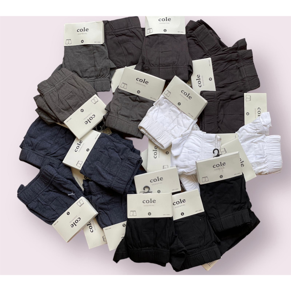 CELANA DALAM BOXER PRIA COLE BAHAN KAOS