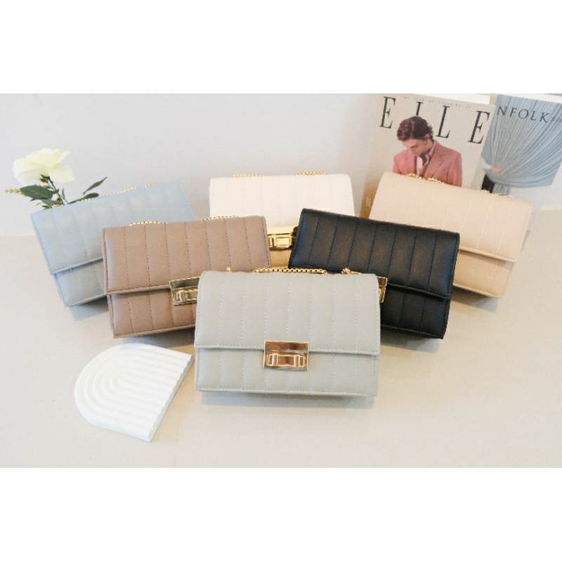 Gerai Halwaku [ZIZA BAG] Ready Tas Selempang Wanita / Tas Mewah / Full Embos / Tas dengan Tali Ranta
