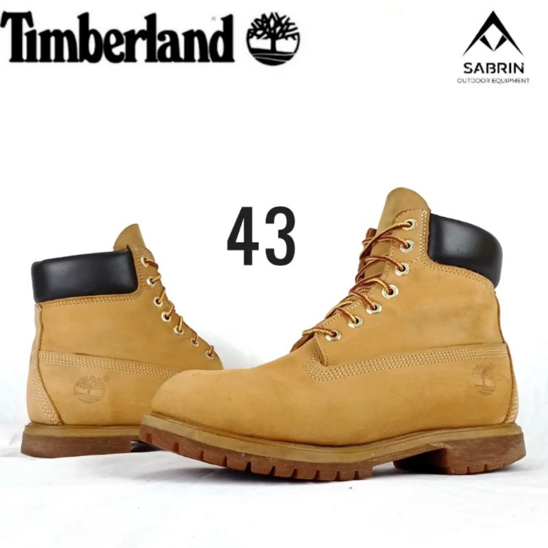 Sepatu timberland boots 6 inch 43