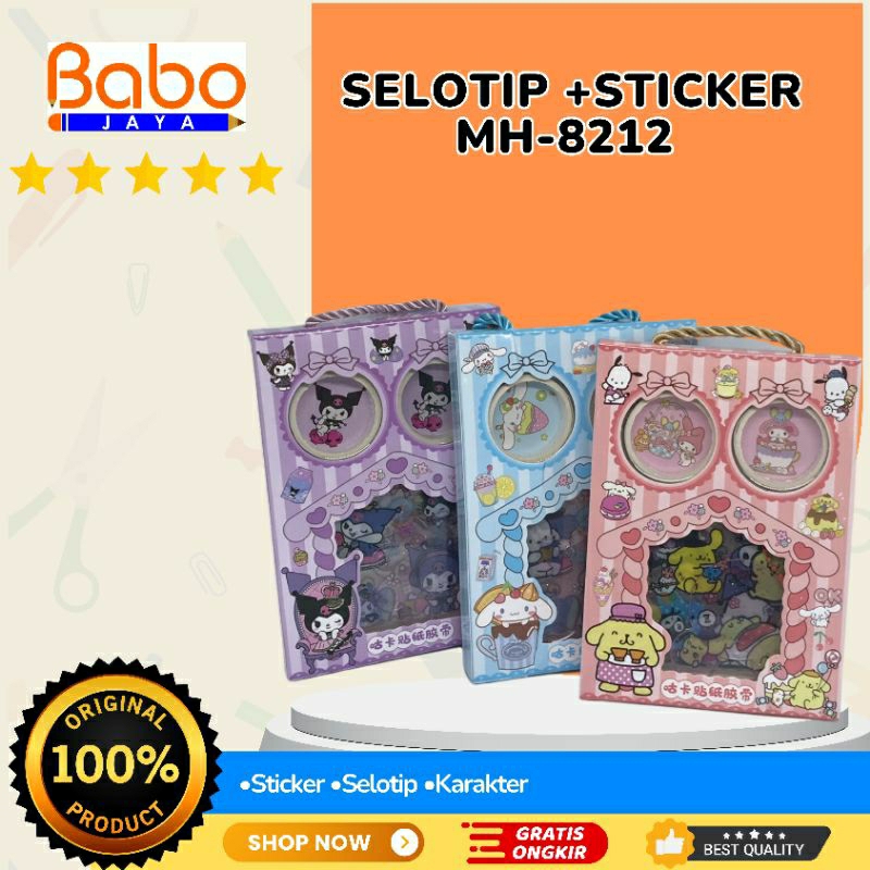 

BABO JAYA Selotip+Sticker /Karakter Anak