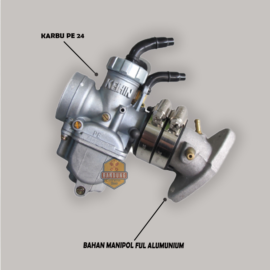 INTAKE MANIFOLD JUPITER MX UNTUK KARBU PE 24 PE 28 DAN PAKET JUPITER MX KARBU PE 24 28