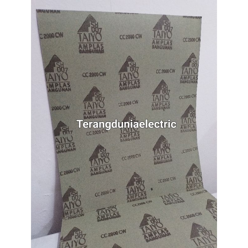 AMPLAS KERTAS LEMBARAN BESI GOSOK ANTI AIR TAIYO / KERTAS PASIR HALUS/Kasar termurah