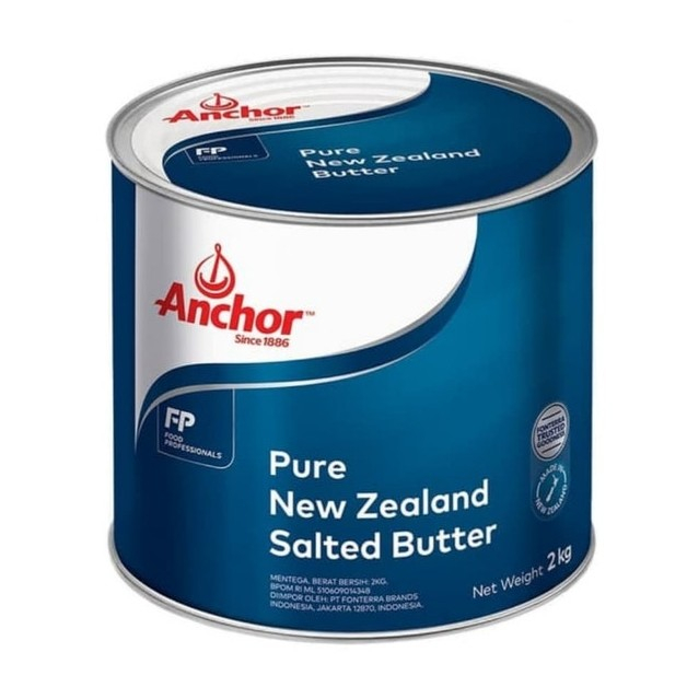 

Anchor Butter Salted 2kg Kaleng