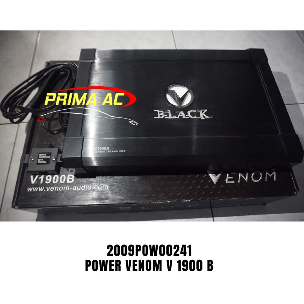 POWER VENOM BLACK SERIES V1900B MONOBLOCK - AUDIO MOBIL